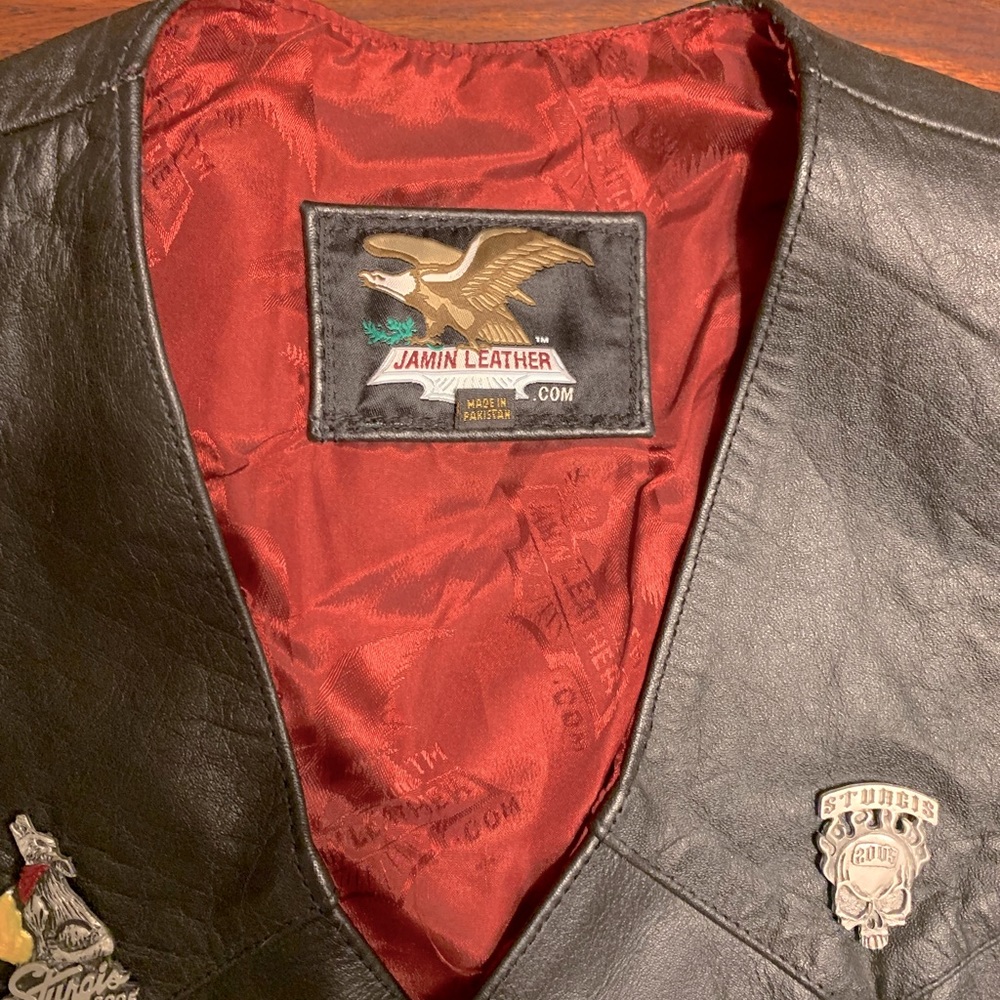 Jamin Leather Biker Vest